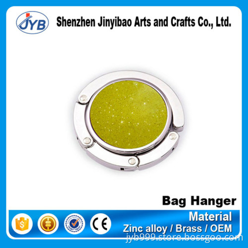 hot sale product fashion promotional gift metal mini foldable bag hanger